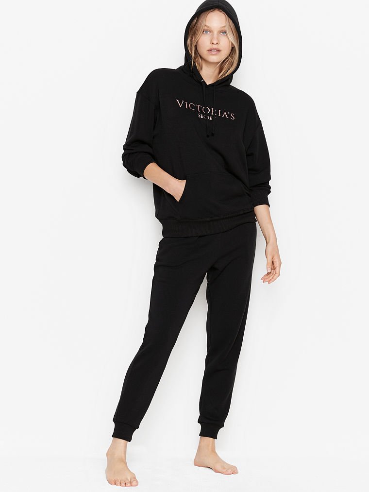 Stretch Fleece Pullover Hoodie & Stretch Fleece Mid Rise Jogger