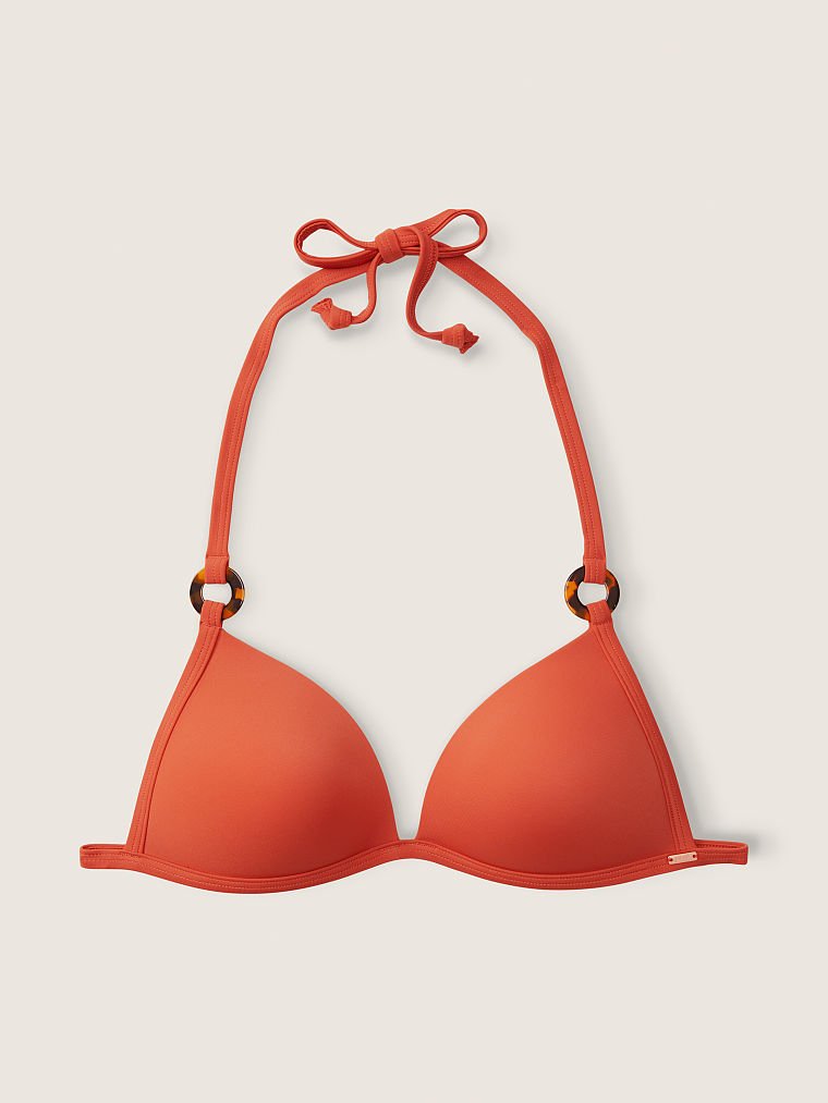 Crinkle Push-Up Bikini Top & /