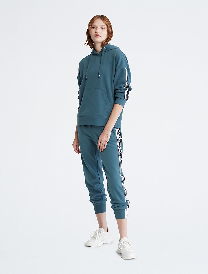 Performance Logo Tape Hoodie & Performance Double Logo Tape Joggers