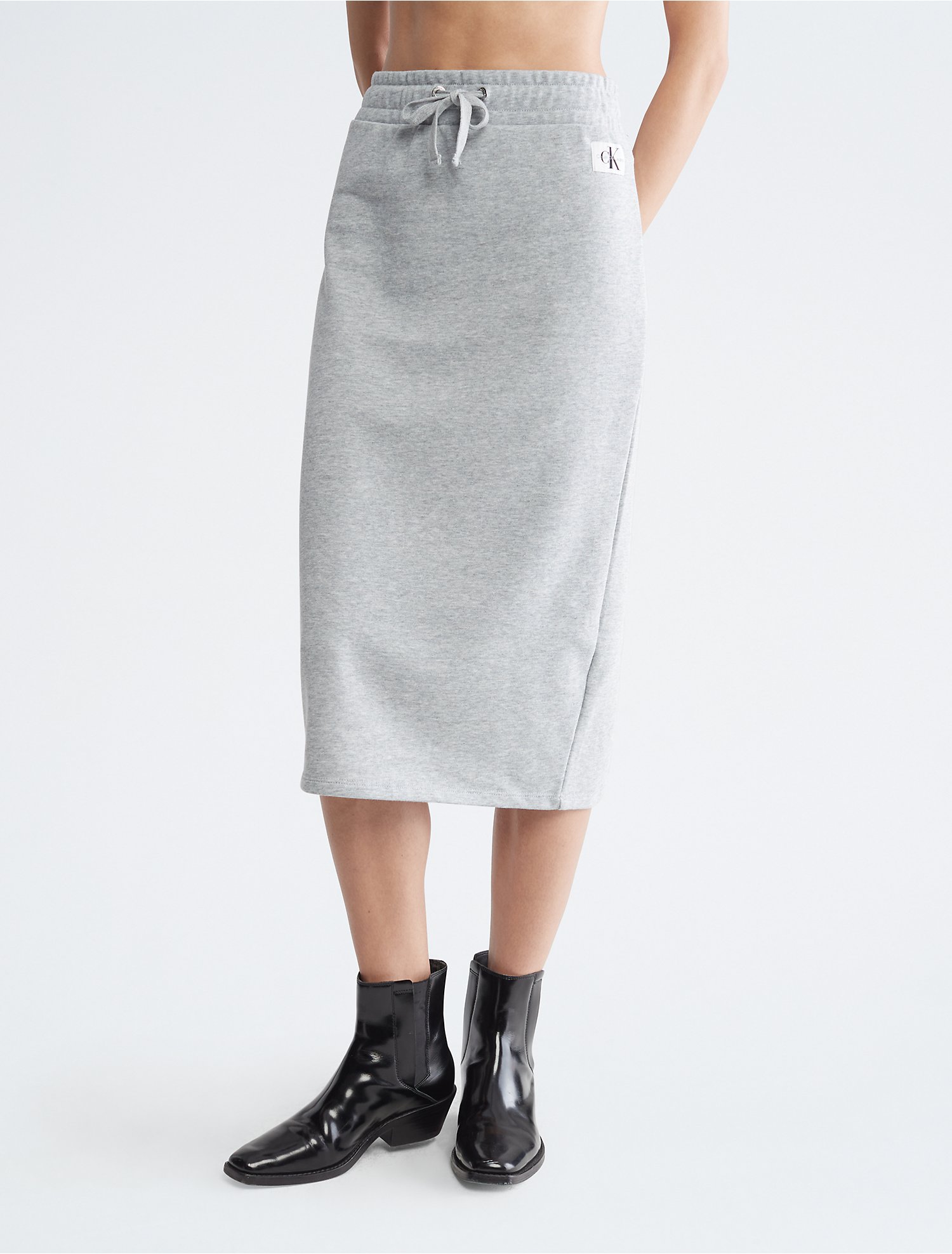 Drawstring Midi Skirt