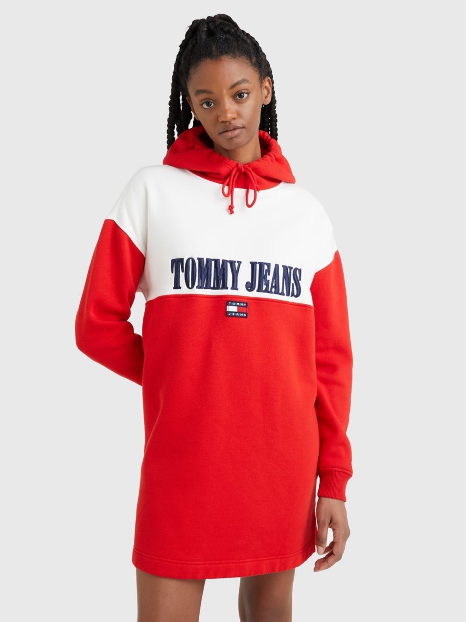 RETRO LOGO HOODIE DRESS