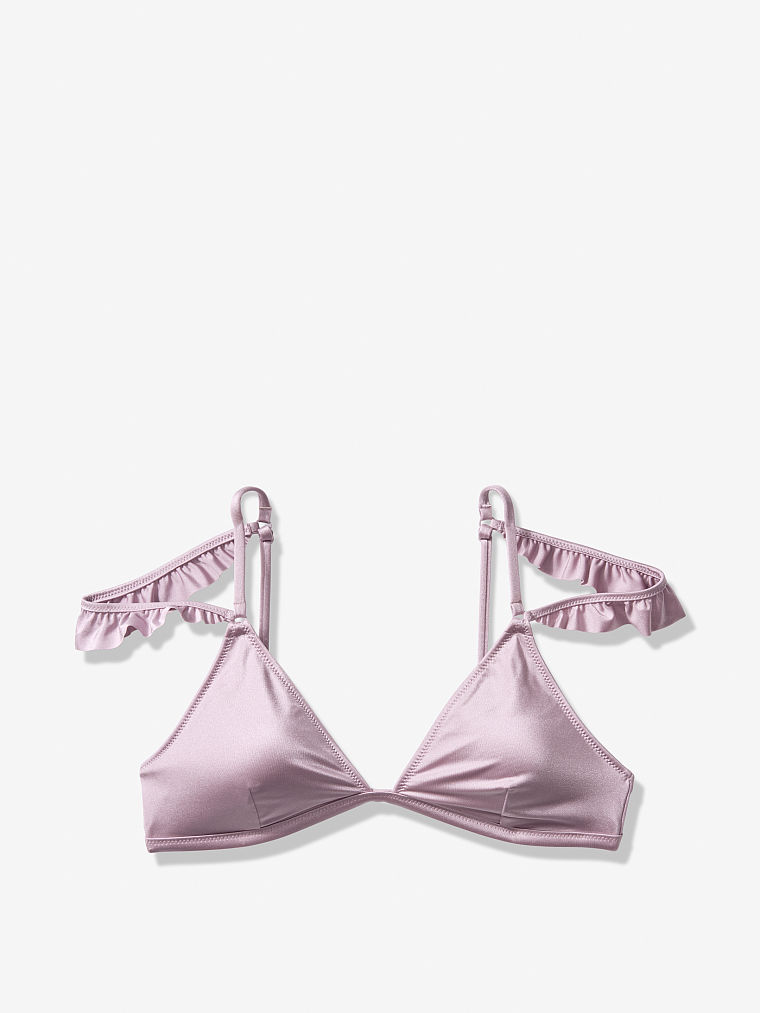 Shine Flutter-Strap Triangle & bikini bottom