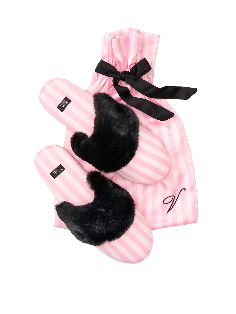 Signature Satin Slippers