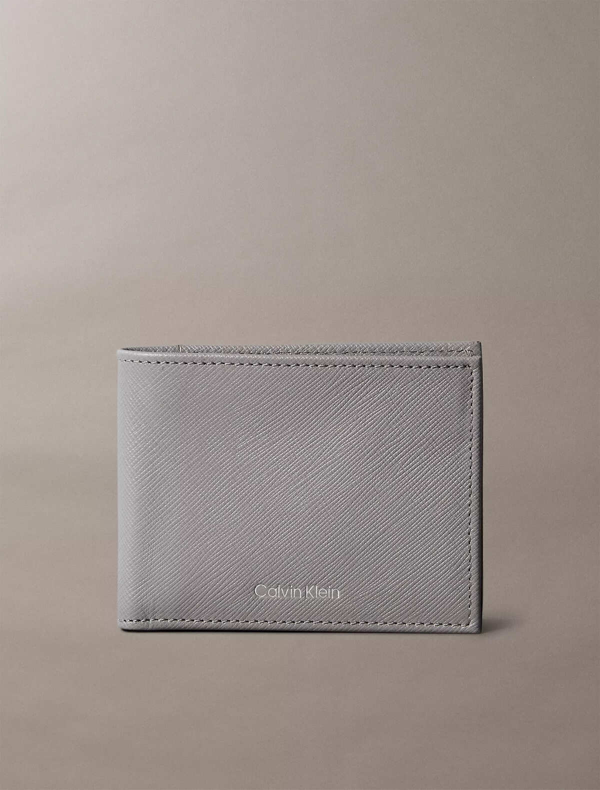 Saffiano Leather Slim Bifold Wallet