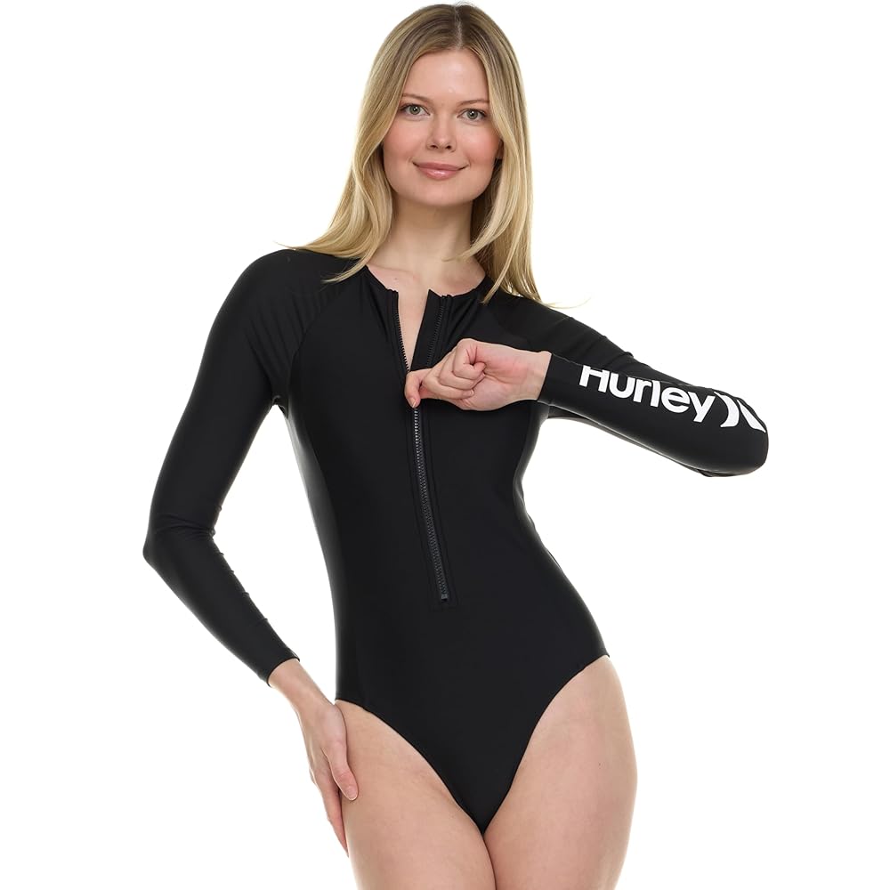 Hurley Long Sleeve Womens One Piece Swimsuits