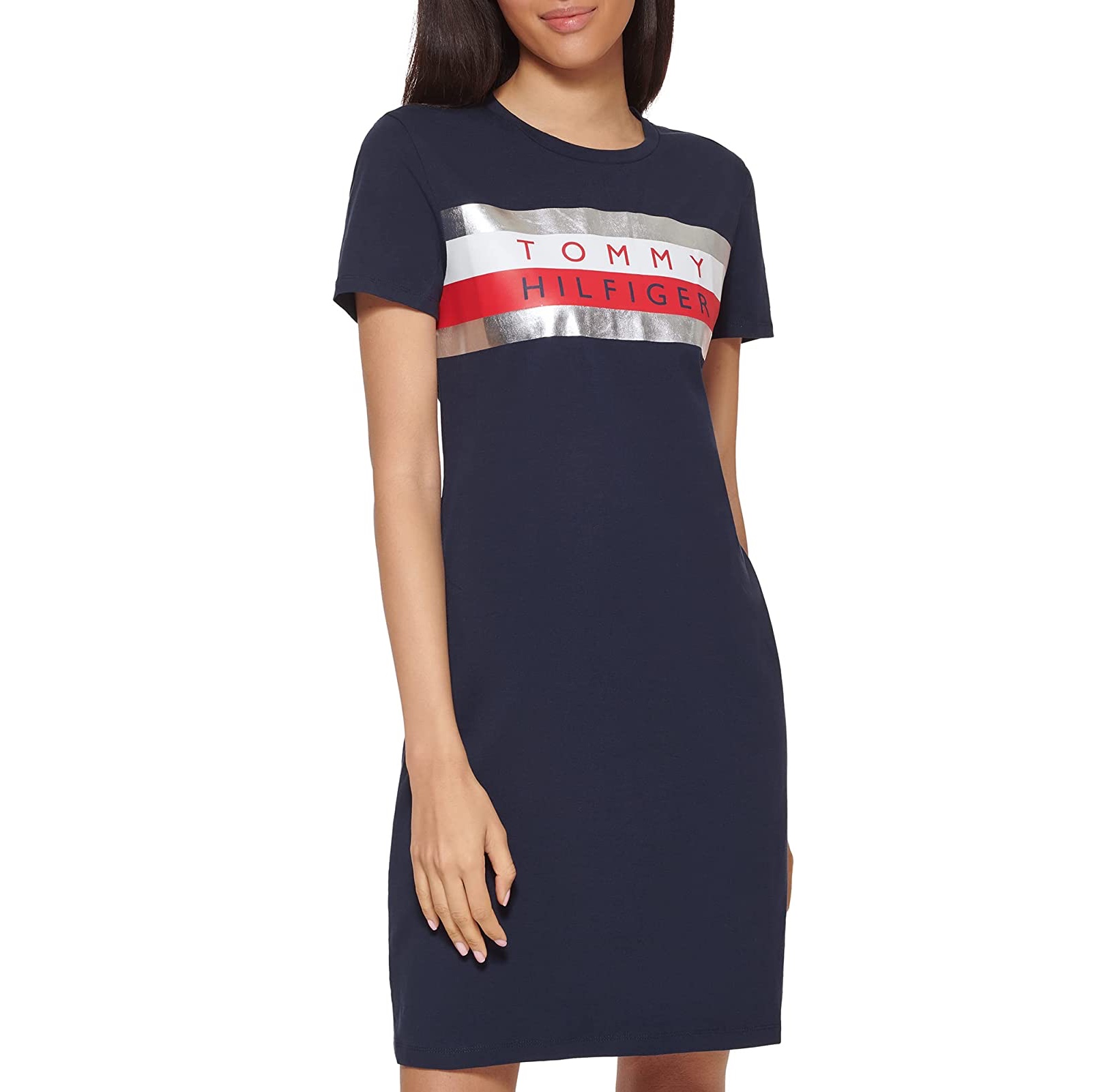 Tommy Hilfiger T-Shirt Short Sleeve Cotton Summer Dress