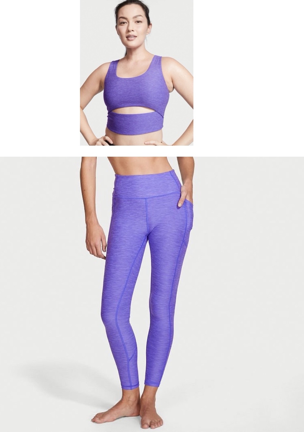 Flow On Point Essential Cutout Crop Tank & Essential Pocket Legging