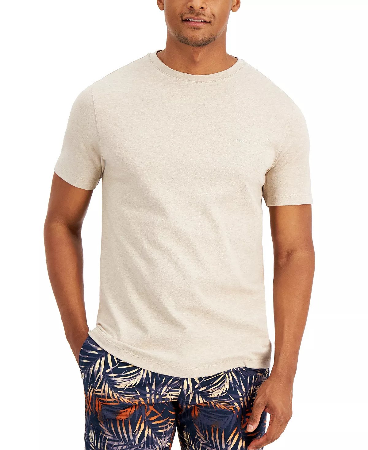 Michael Kors Men's Solid Crewneck T-Shirt