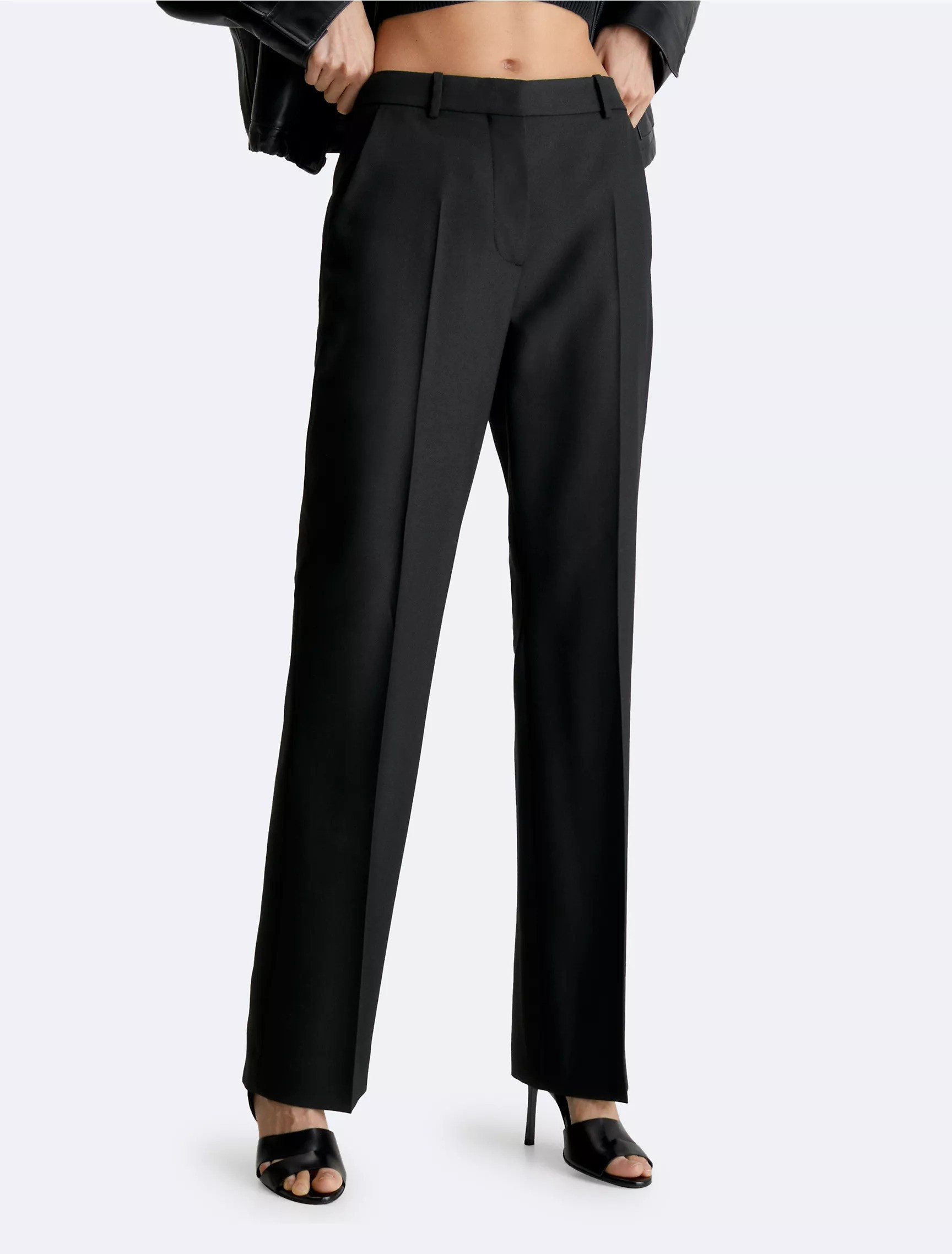 Calvin Klein Slim Straight Woven Pants