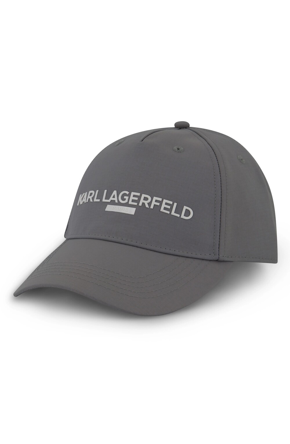 KARL LAGERFELD PARIS Logo Ripstop Baseball Cap