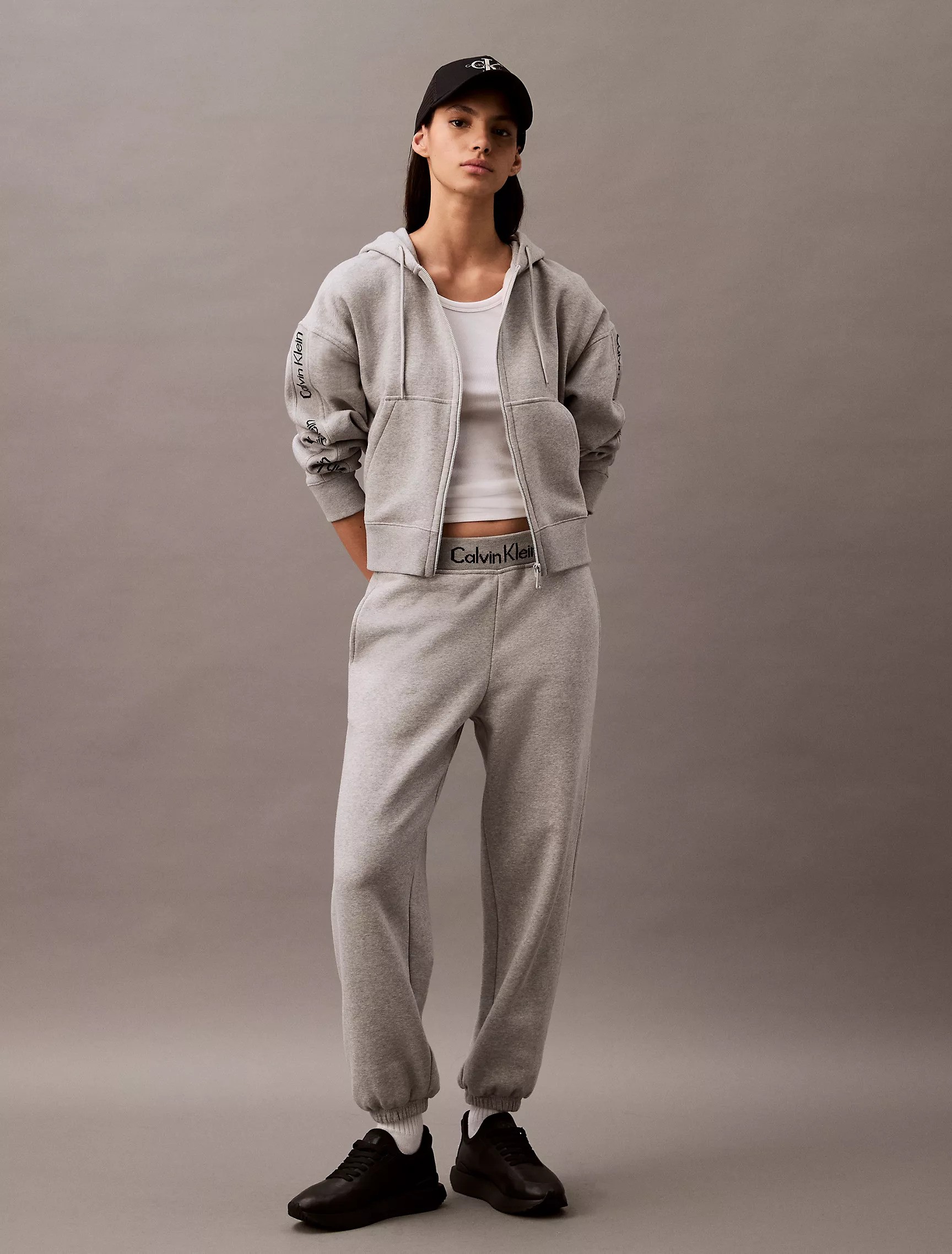 Logo Tape Fleece Joggers